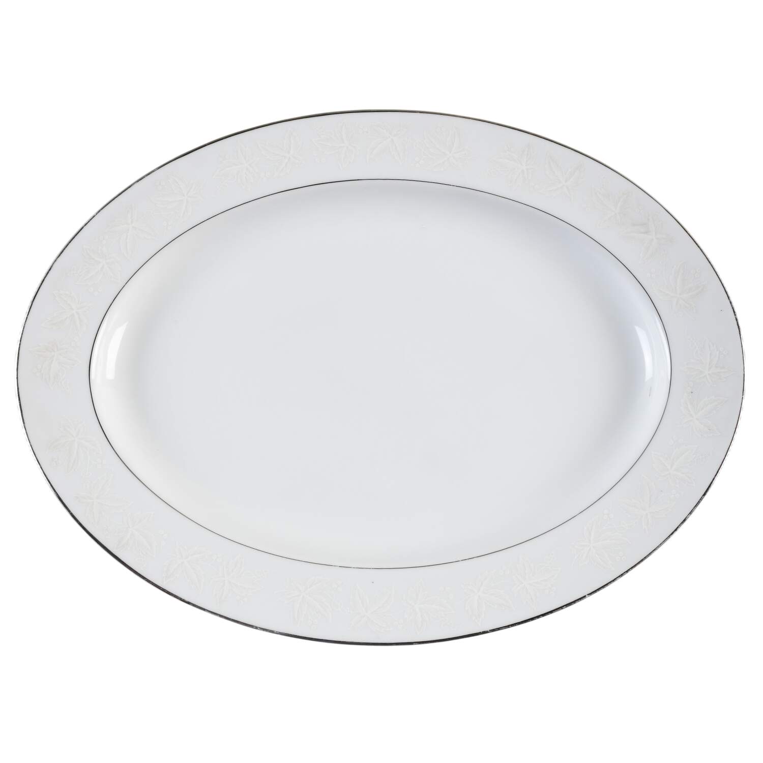 Huntington 14" Oval Serving Platter by Fine China of Japan-1