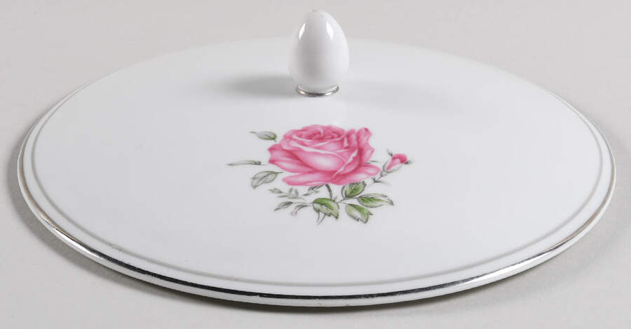 Imperial Rose Lid for Round Vegetable by Fine China of Japan-1