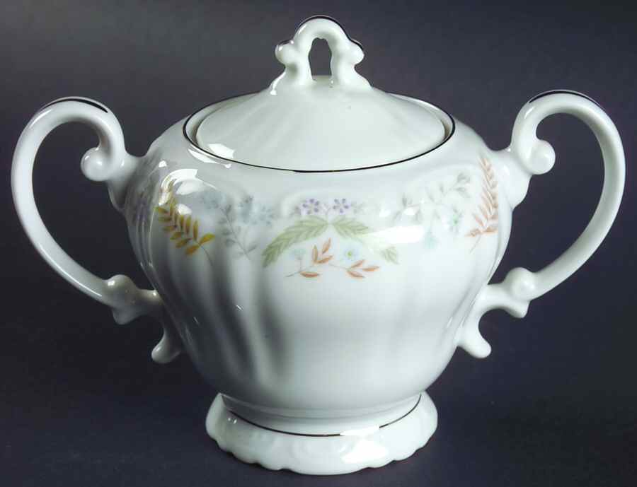Joanne Sugar Bowl & Lid by Fine China of Japan-1