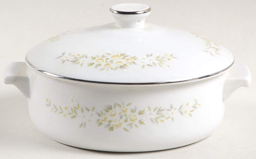 Lady Carolyn Individual Casserole & Lid by Fine China of Japan-1