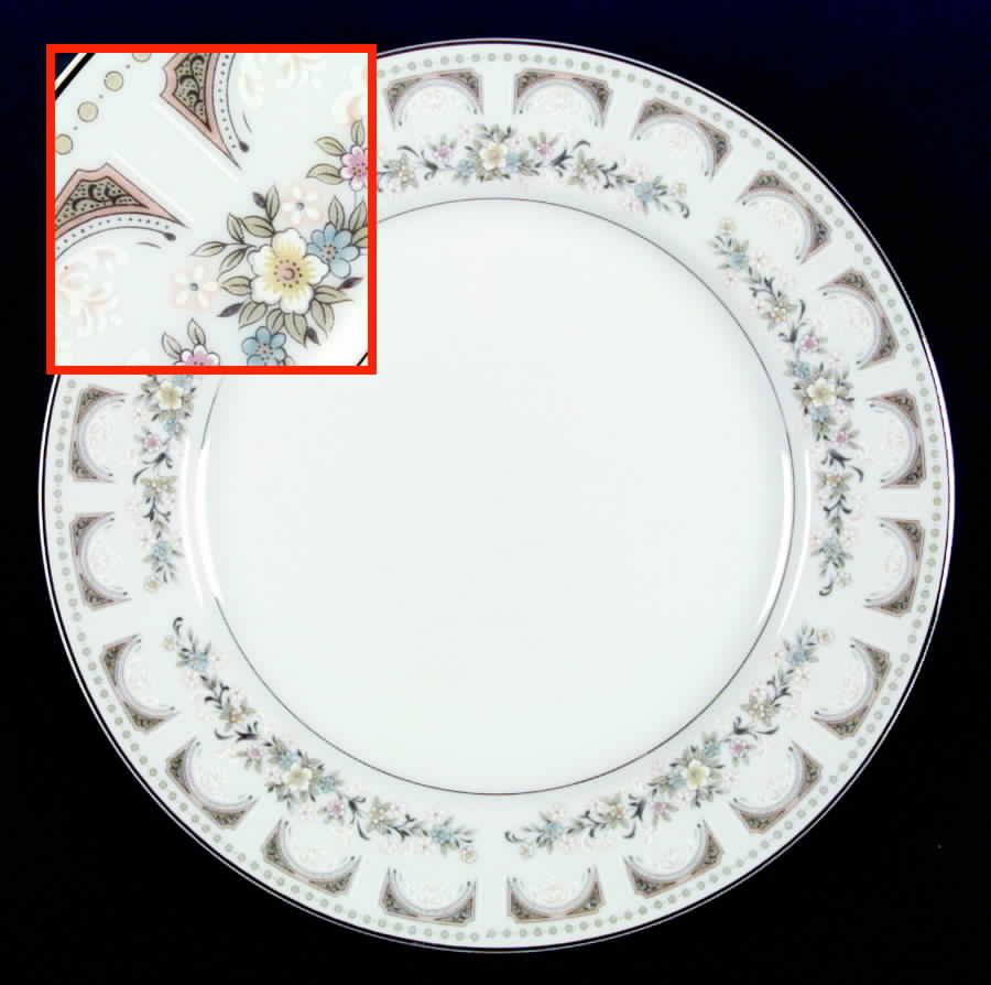 La Mancha Dinner Plate by Fine China of Japan-1
