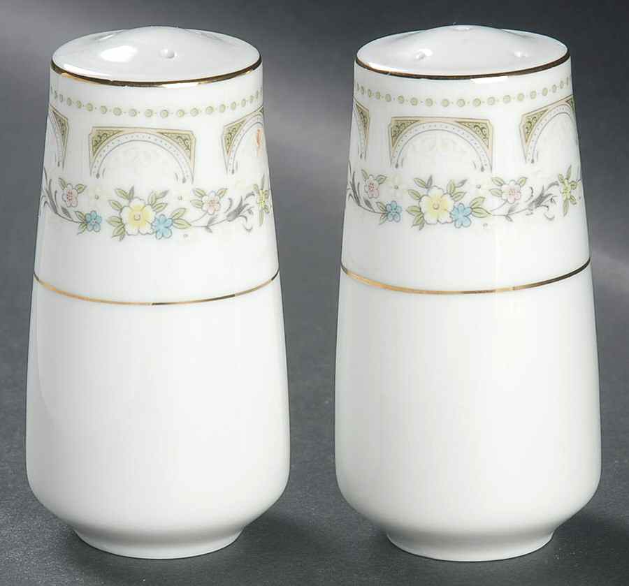 La Mancha Salt & Pepper Set by Fine China of Japan-1