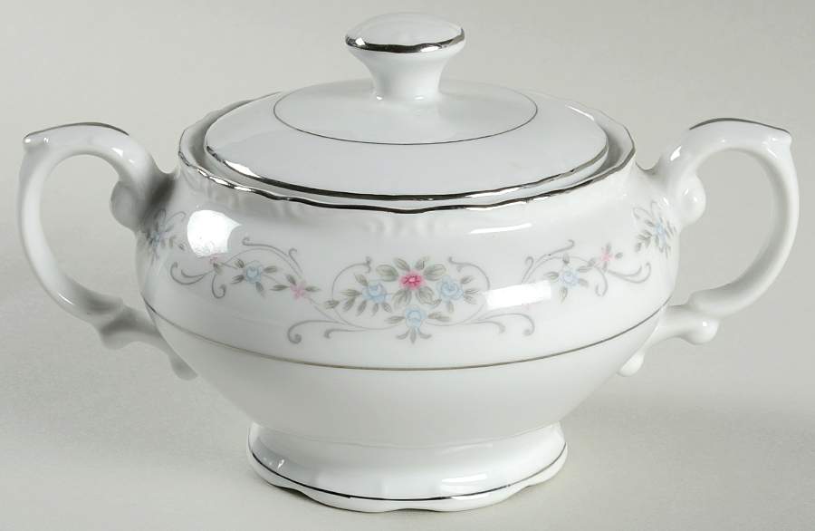 La Priscilla Sugar Bowl & Lid by Fine China of Japan-1