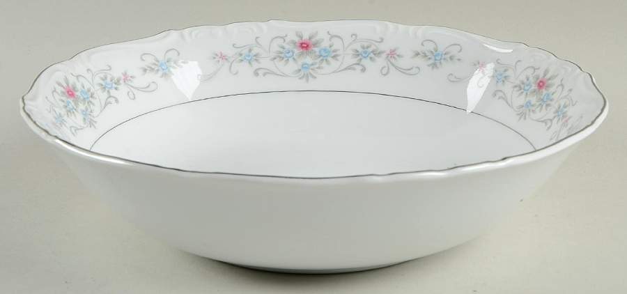 La Priscilla 9" Round Vegetable Bowl by Fine China of Japan-1