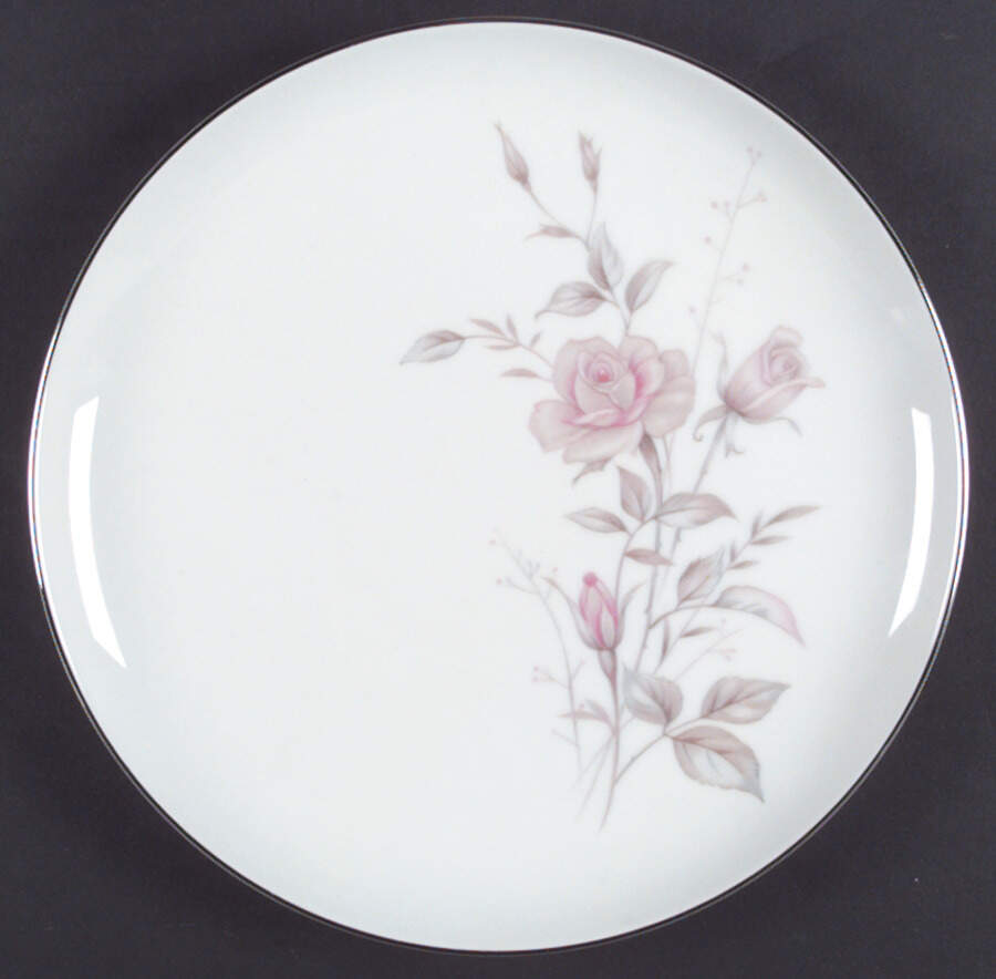 Laura (Platinum Trim) Dinner Plate by Fine China of Japan-1