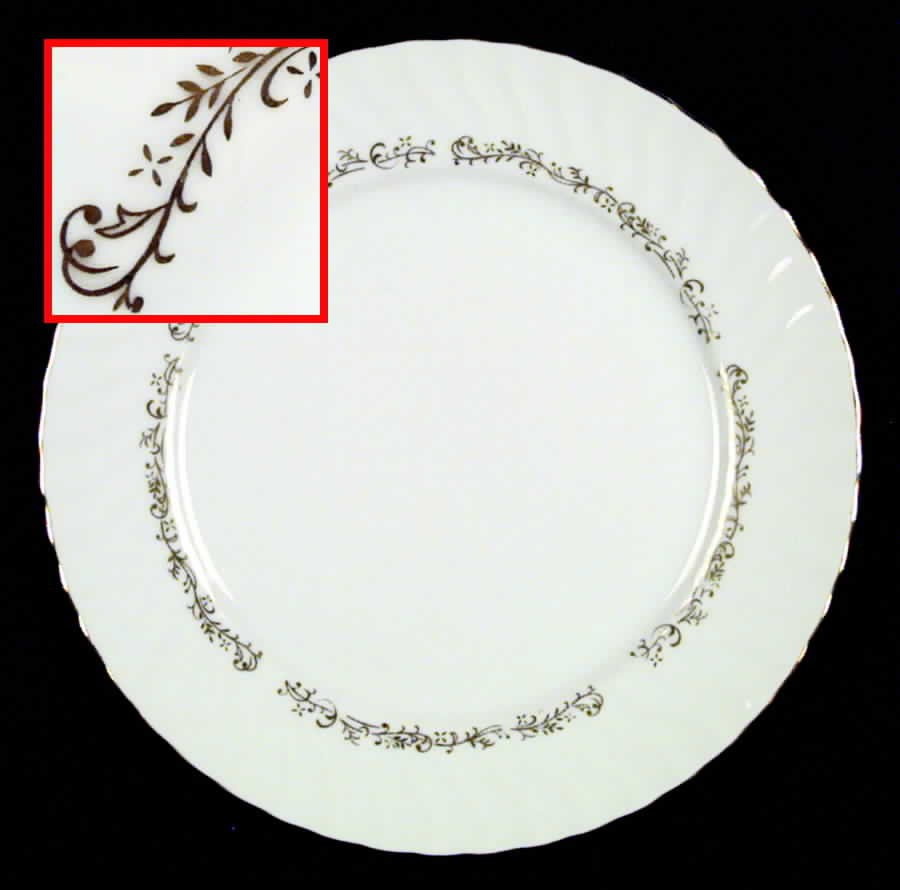 Leonora (5303) Dinner Plate by Fine China of Japan-1