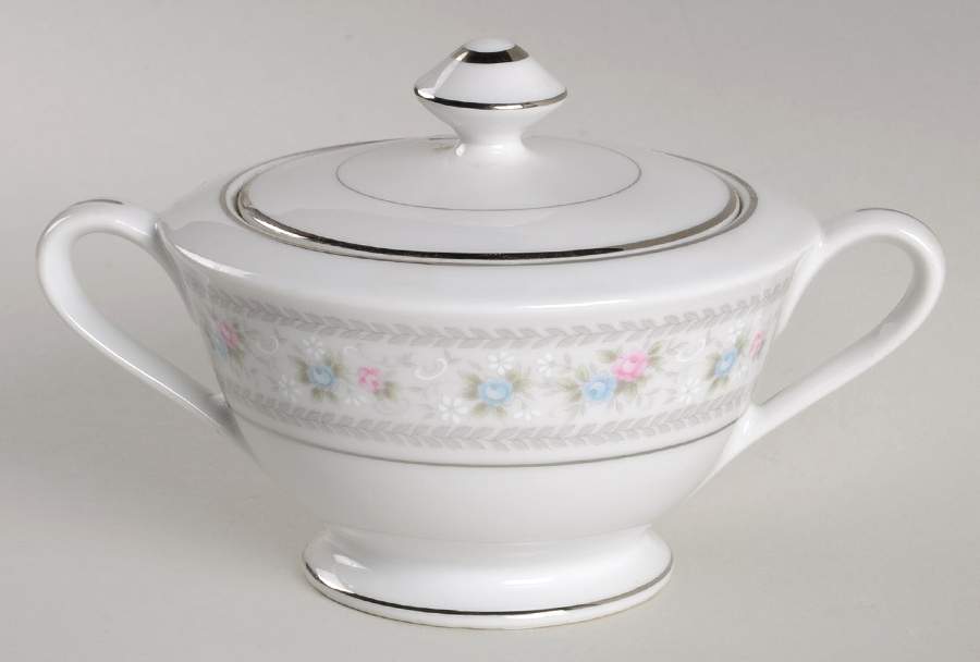 Lisa Sugar Bowl & Lid by Fine China of Japan-1