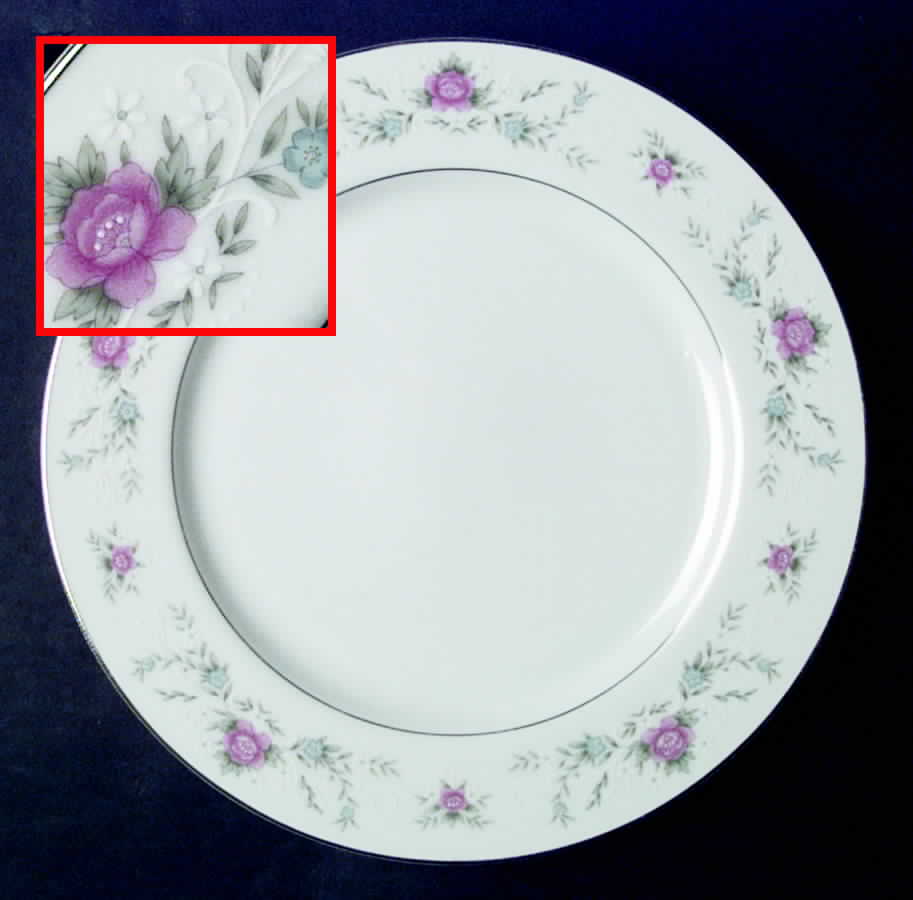 Lisa Dinner Plate by Fine China of Japan-1