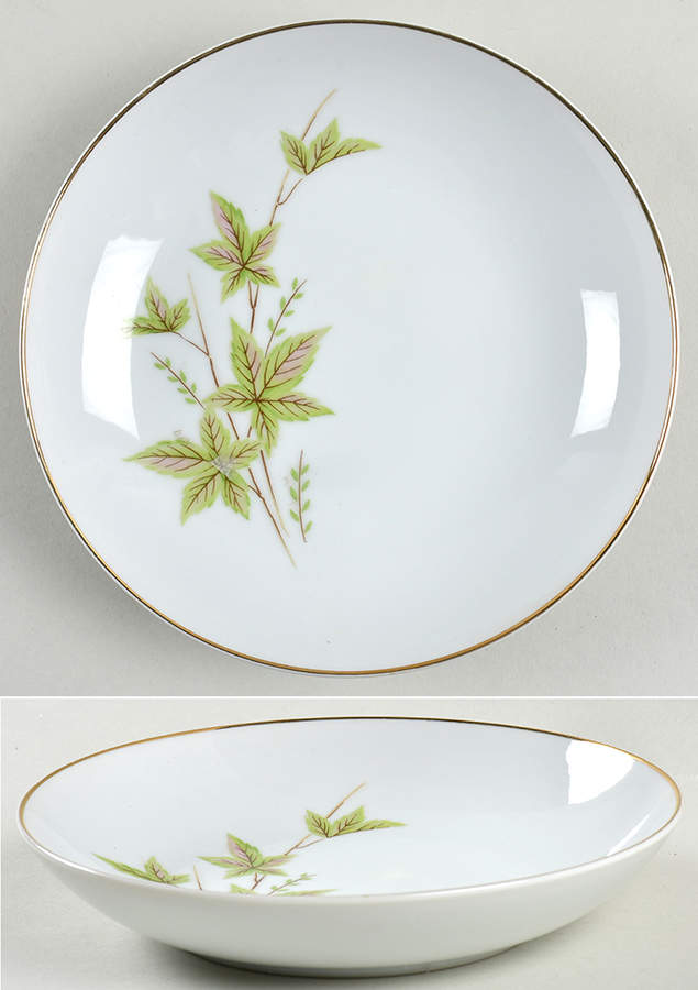 Maple Ivy Coupe Soup Bowl by Fine China of Japan-1