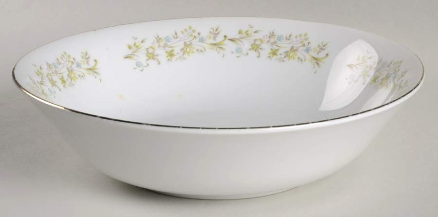 Marie (Gold) 9" Round Vegetable Bowl by Fine China of Japan-1
