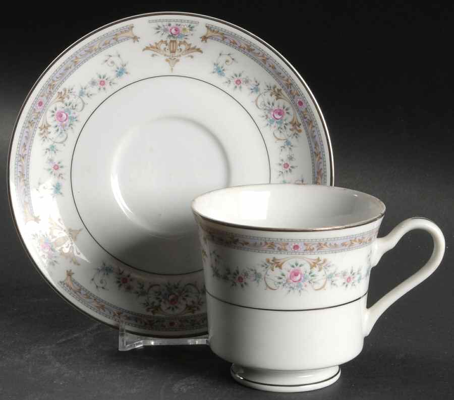 Melody Footed Cup & Saucer Set by Fine China of Japan-1