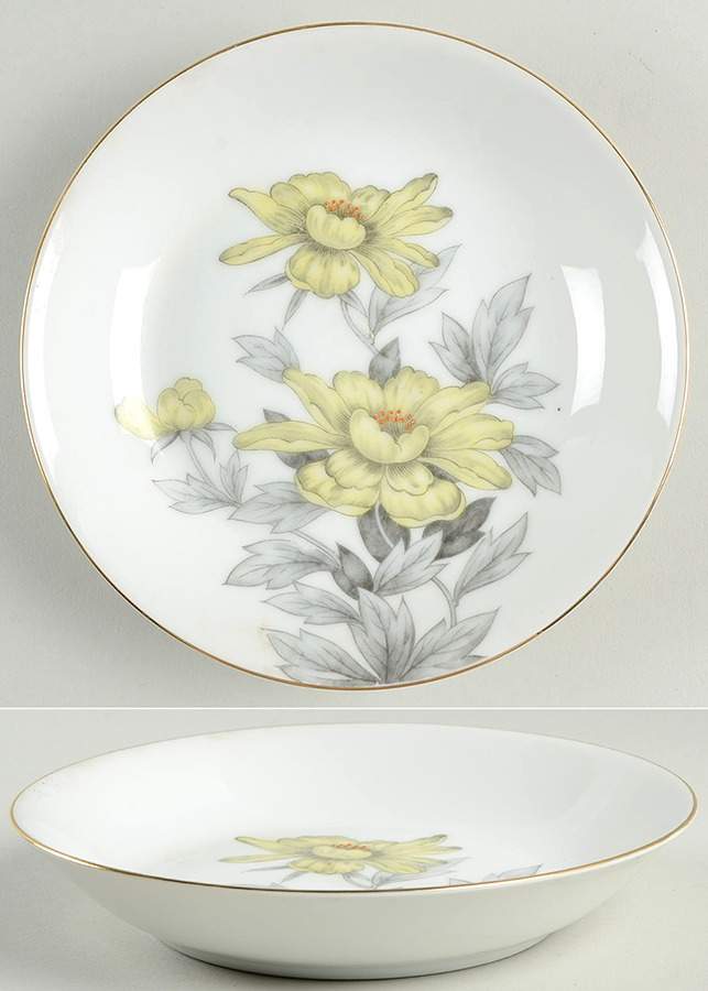 Mimosa Coupe Soup Bowl by Fine China of Japan-1