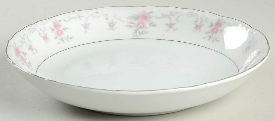Minuet (Platinum Trim) Coupe Soup Bowl by Fine China of Japan-1