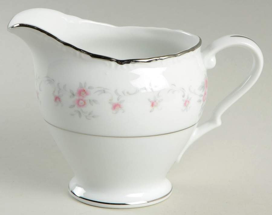 Minuet (Platinum Trim) Creamer by Fine China of Japan-1