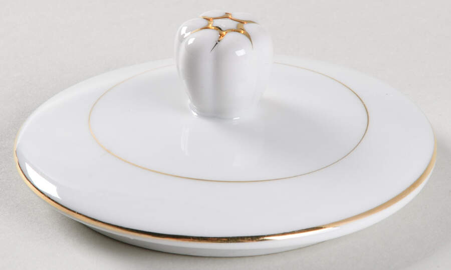 Minuet (Gold Trim) Lid for Sugar Bowl by Fine China of Japan-1