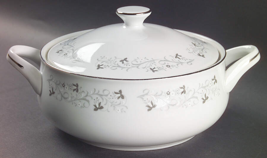 Moon Mist Round Covered Vegetable by Fine China of Japan-1