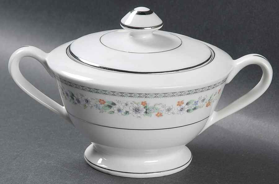 Monarch Sugar Bowl & Lid by Fine China of Japan-1