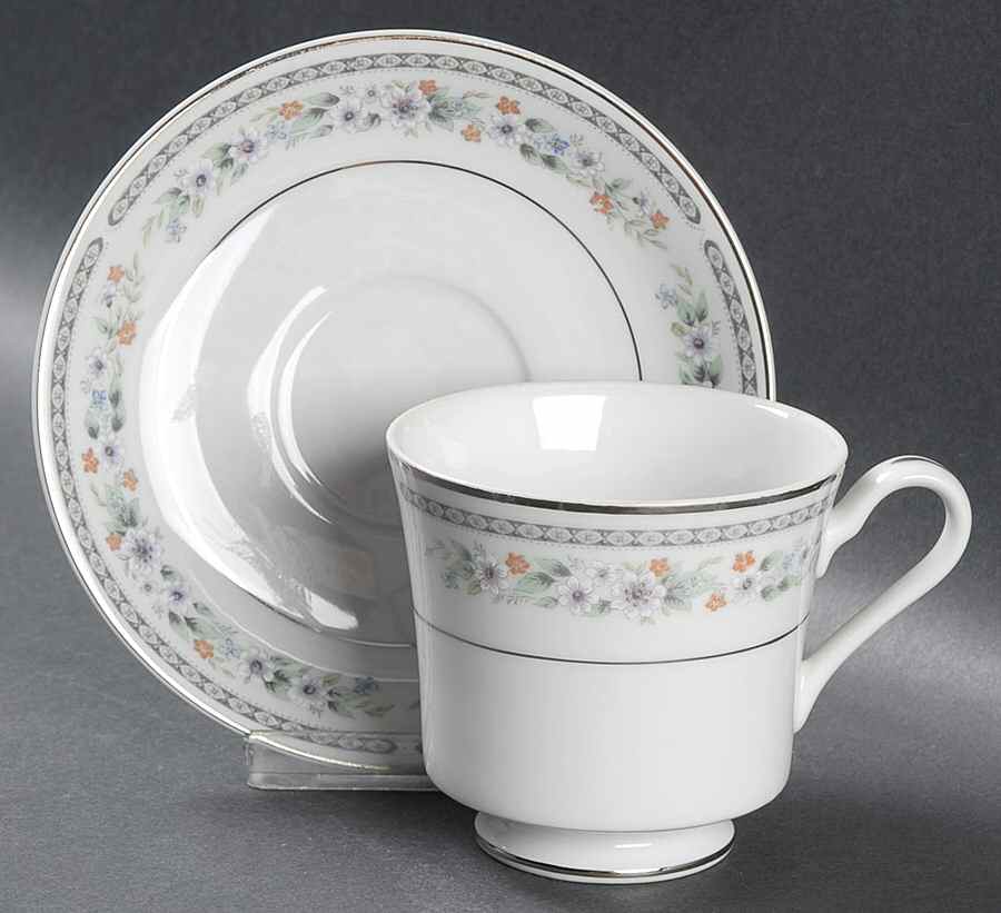 Monarch Footed Cup & Saucer Set by Fine China of Japan-1