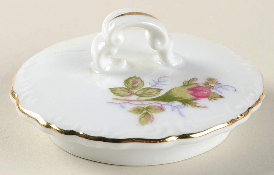 Moss Rose Lid for Sugar Bowl by Fine China of Japan-1