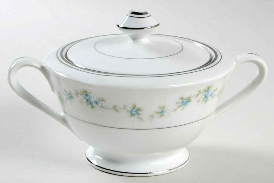 Nanette Sugar Bowl & Lid by Fine China of Japan-1