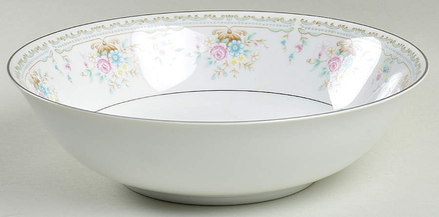 Natalie 9" Round Vegetable Bowl by Fine China of Japan-1