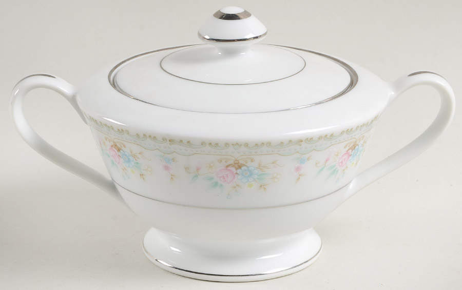 Natalie Sugar Bowl & Lid by Fine China of Japan-1