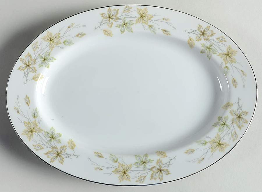 Newton 12" Oval Serving Platter by Sears-1
