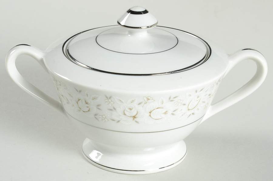 Parklane Sugar Bowl & Lid by Fine China of Japan-1