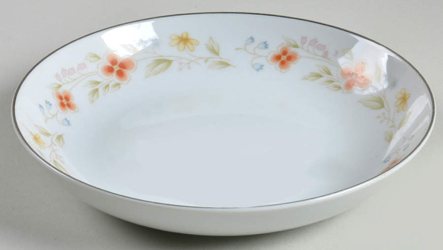 Petite Flowers Coupe Soup Bowl by Fine China of Japan-1