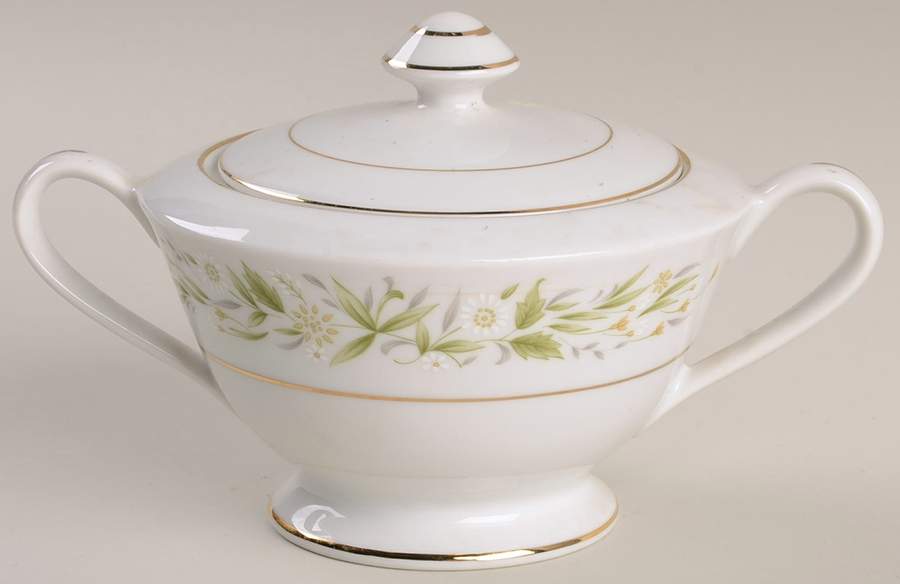 Pembrook Sugar Bowl & Lid by Fine China of Japan-1