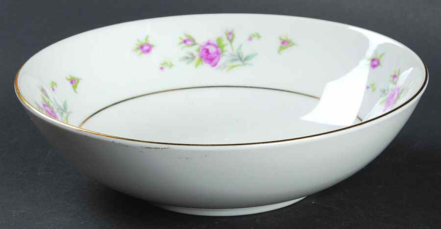 Petite Rose Coupe Cereal Bowl by Fine China of Japan-1