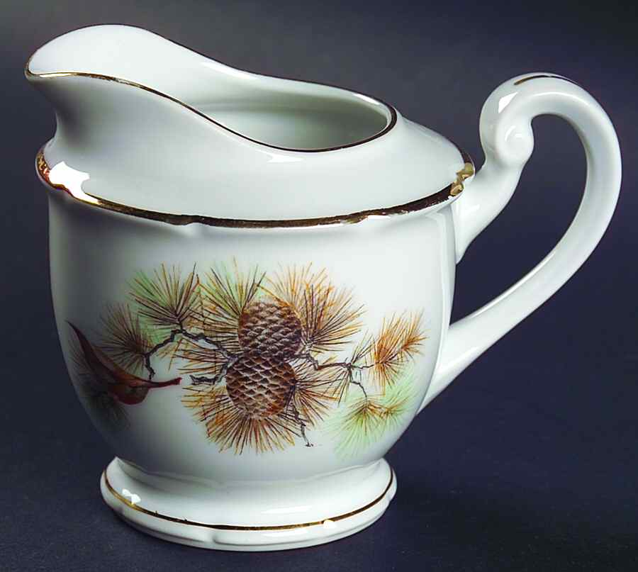 Pine Tree Creamer by Fine China of Japan-1