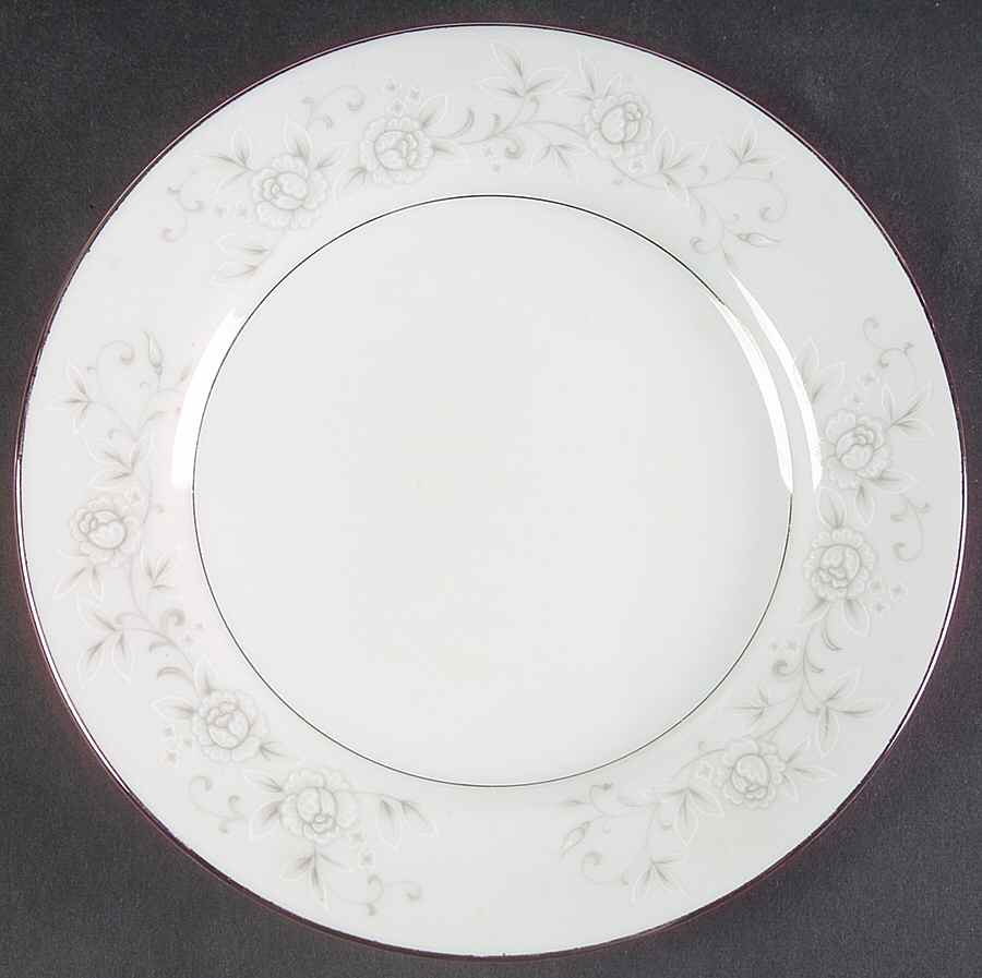 Platinum Rose Bread & Butter Plate by Fine China of Japan-1