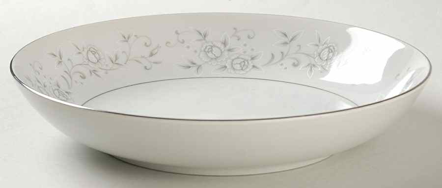 Platinum Rose Coupe Soup Bowl by Fine China of Japan-1