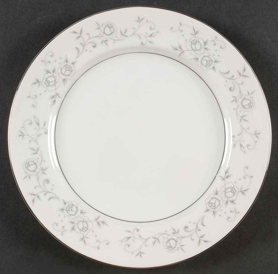 Platinum Rose Salad Plate by Fine China of Japan-1