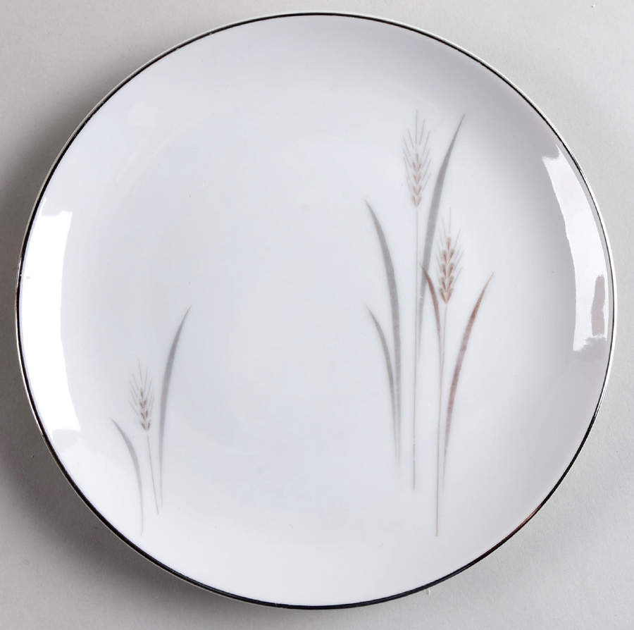 Platinum Wheat Salad Plate by Fine China of Japan-1