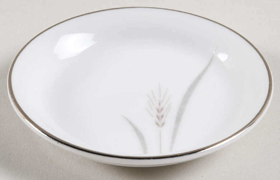 Platinum Wheat Butter Pat by Fine China of Japan-1