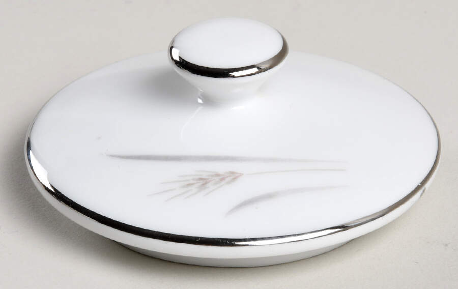 Platinum Wheat Lid for Sugar Bowl by Fine China of Japan-1