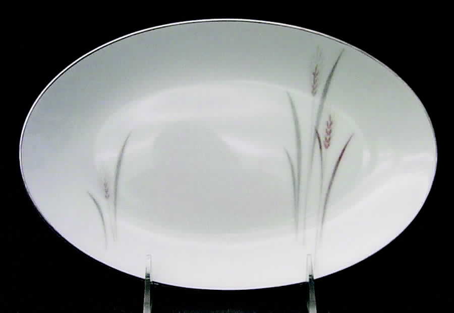 Platinum Wheat Relish/Gravy Underplate by Fine China of Japan-1