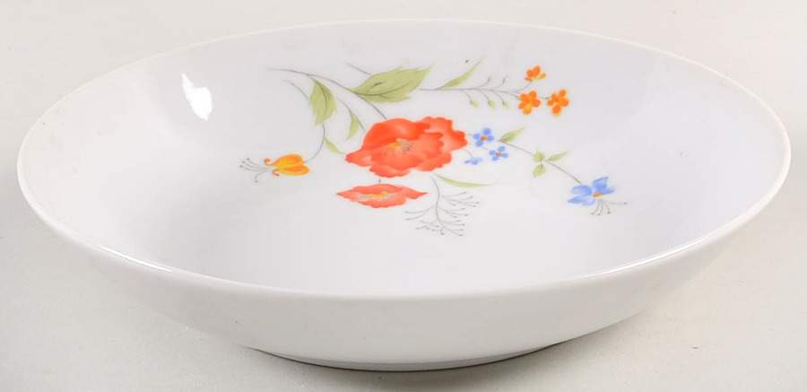 Poppy Garden Coupe Soup Bowl by Hearthside-1