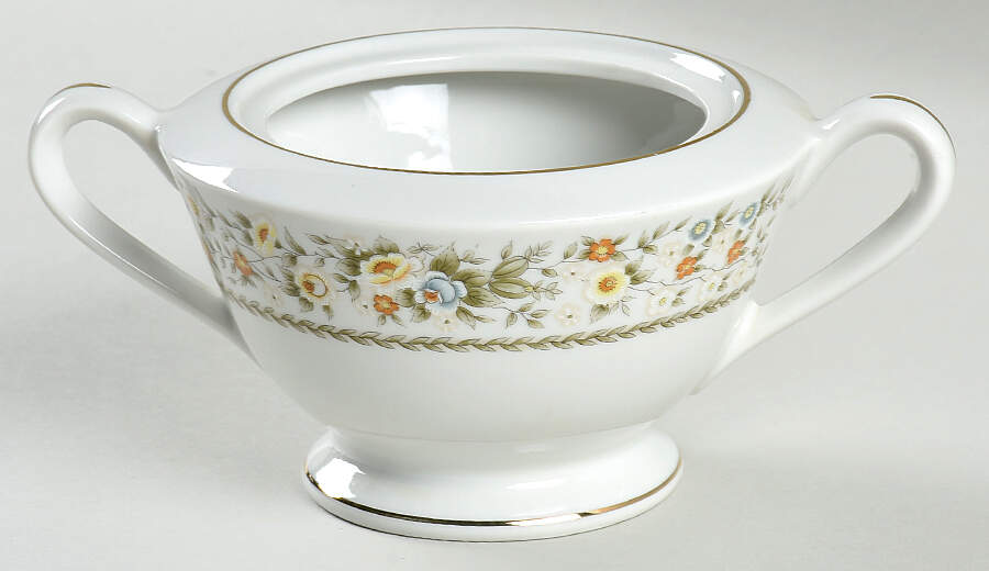 Priscilla Sugar Bowl No Lid by Fine China of Japan-1
