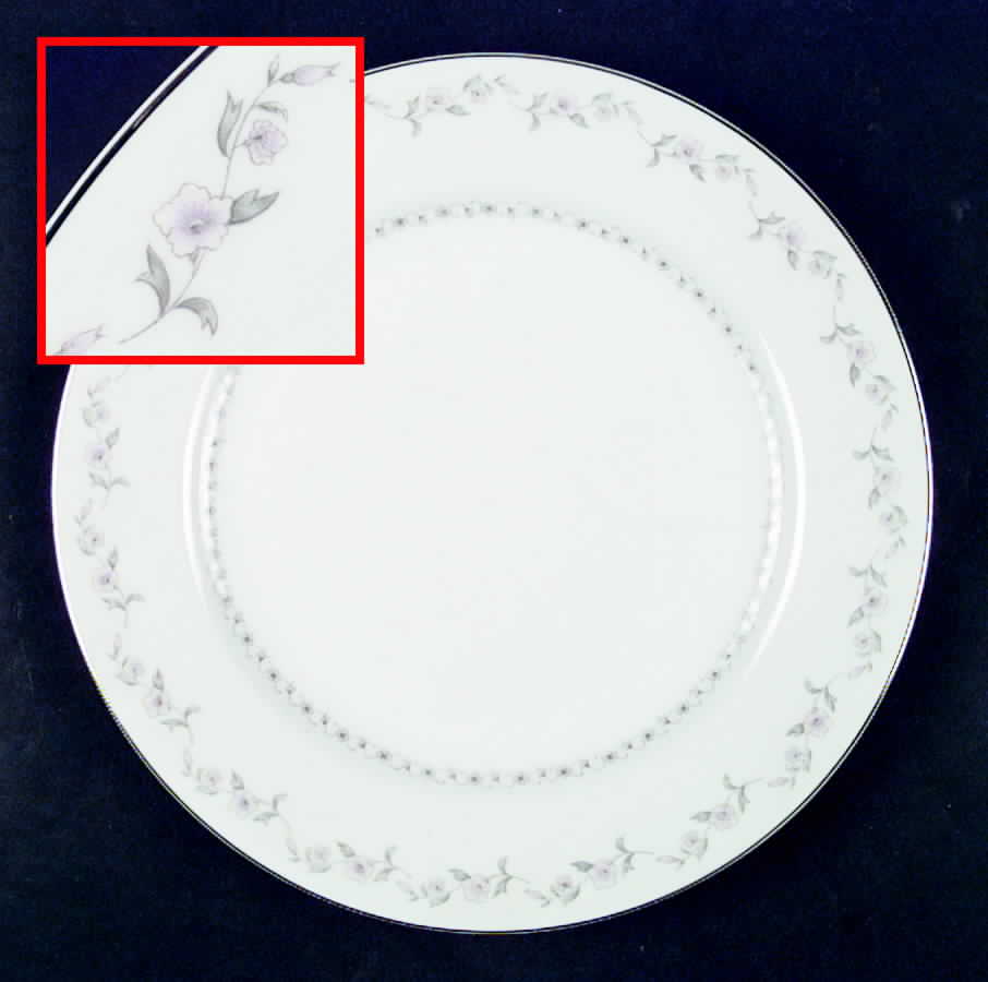 Prim Rose Dinner Plate by Fine China of Japan-1