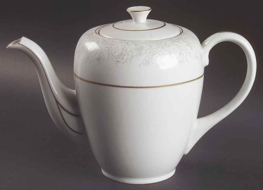 Queens Brocade Tea/Coffee Pot & Lid by Fine China of Japan-1