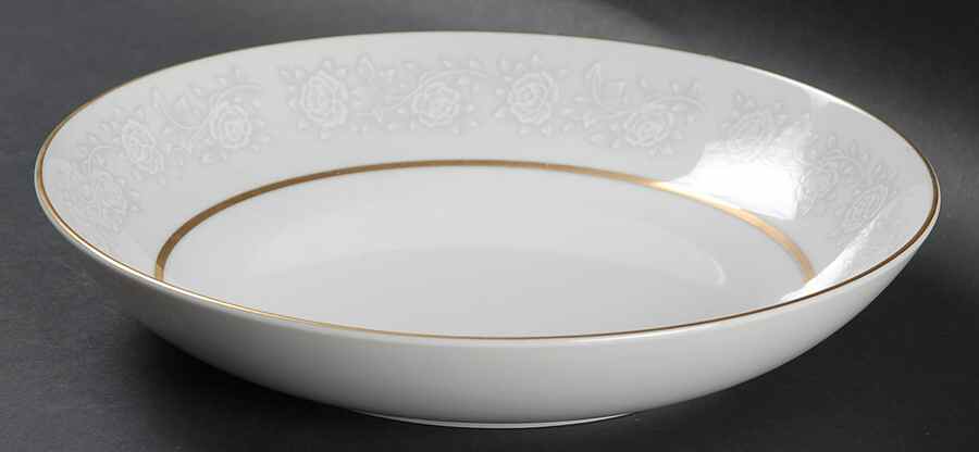 Queens Brocade Coupe Soup Bowl by Fine China of Japan-1