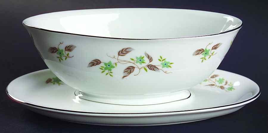 Radford Gravy Boat with Attached Underplate by Fine China of Japan-1