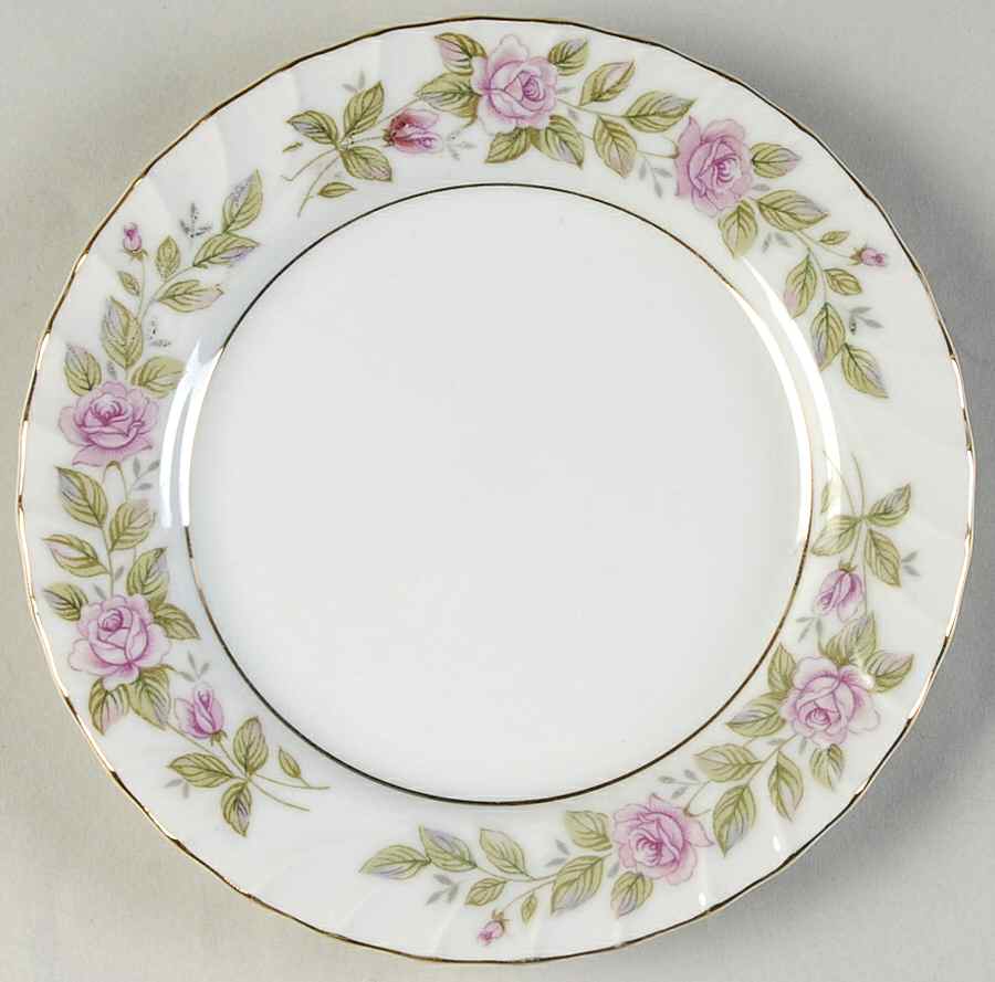 Rose Briar Bread & Butter Plate by Fine China of Japan-1