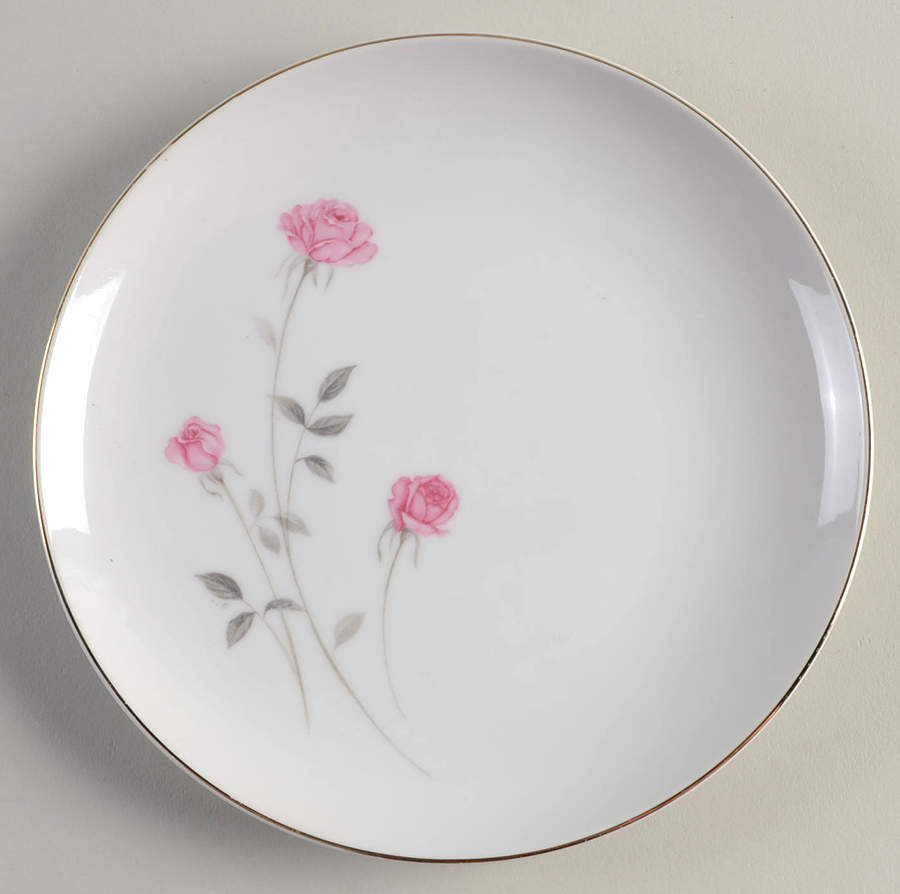Rose Crest Salad Plate by Fine China of Japan-1