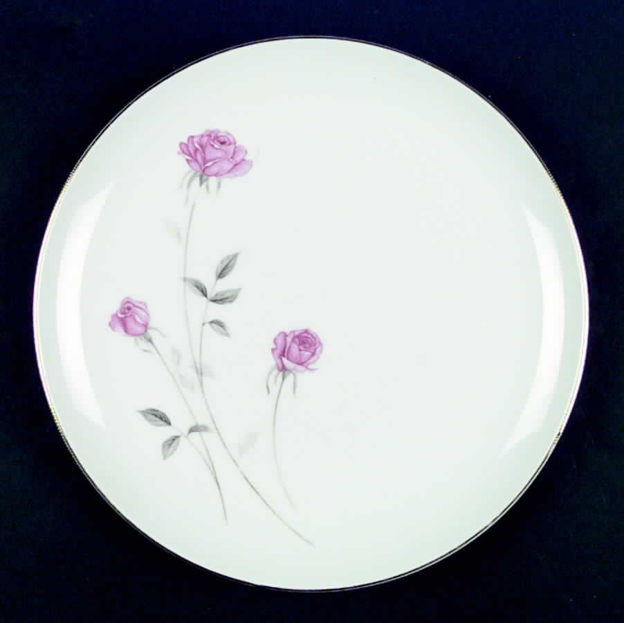 Rose Crest Dinner Plate by Fine China of Japan-1