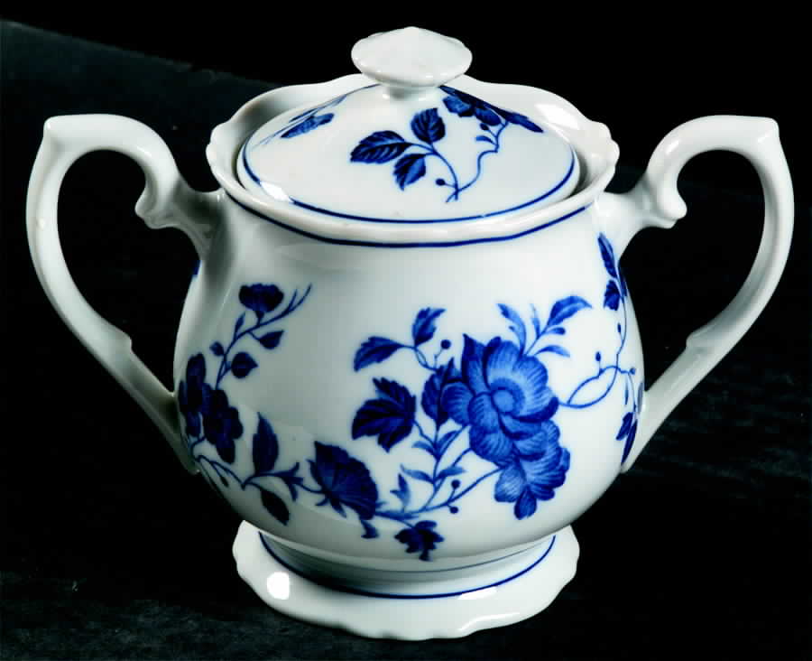 Royal Meissen Sugar Bowl & Lid by Fine China of Japan-1