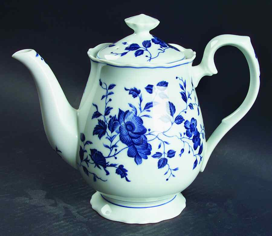 Royal Meissen Teapot & Lid by Fine China of Japan-1
